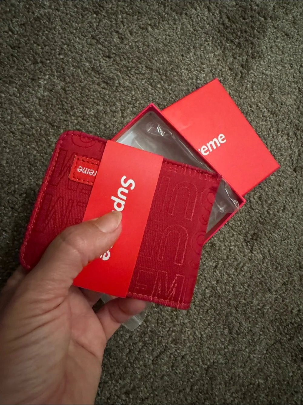 Unisex, red wallet